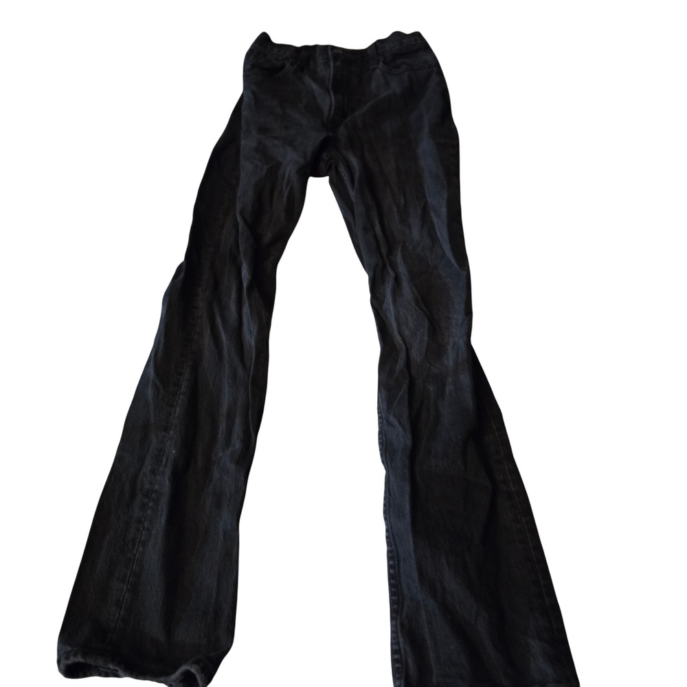 Abercrombie & Fitch The 90s Straight Ultra High Rise Black Jeans Size 25/0